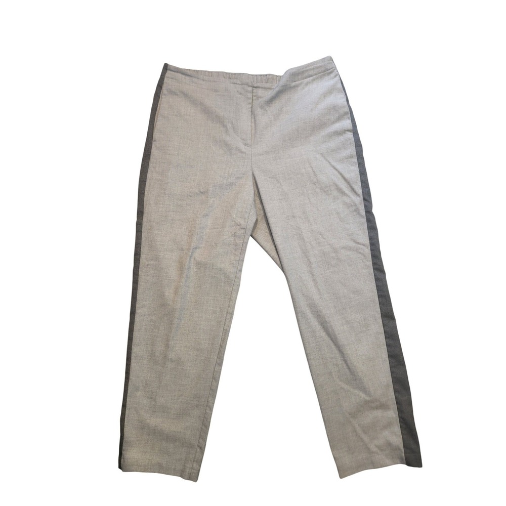 J. Jill Light Gray‎ Tuxedo Stripe Straight Leg Trousers Plus Size 18
Officecore